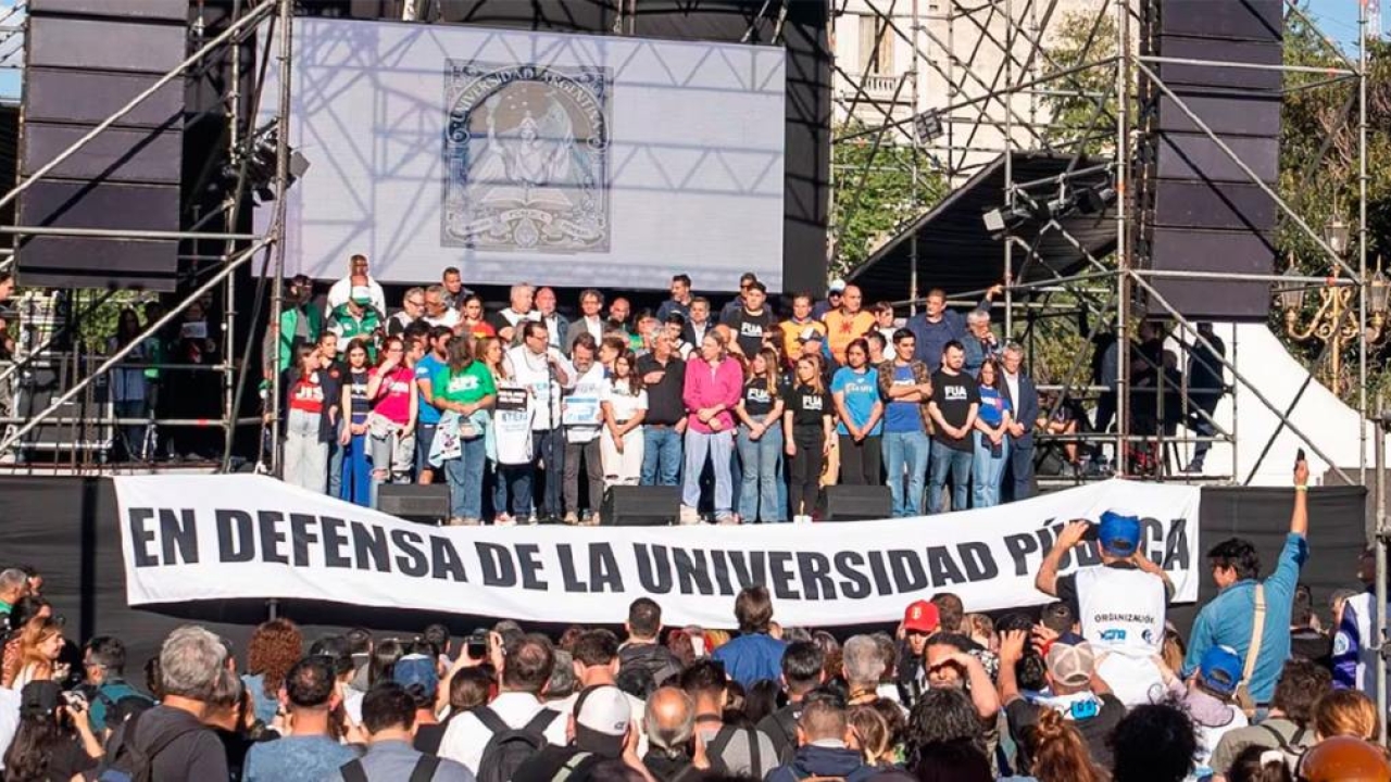 La primera reacción del Gobierno a la marcha universitaria: “Se usó para sacar un rédito político”