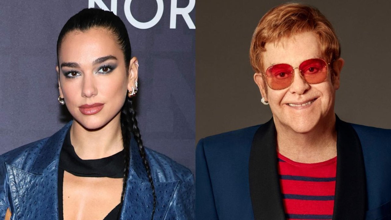 Dua Lipa y Elton John cantaron juntos en el Royal Albert Hall