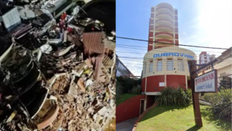 Hubo un derrumbe en un edificio de Villa Gesell y hay 9 personas desaparecidas  