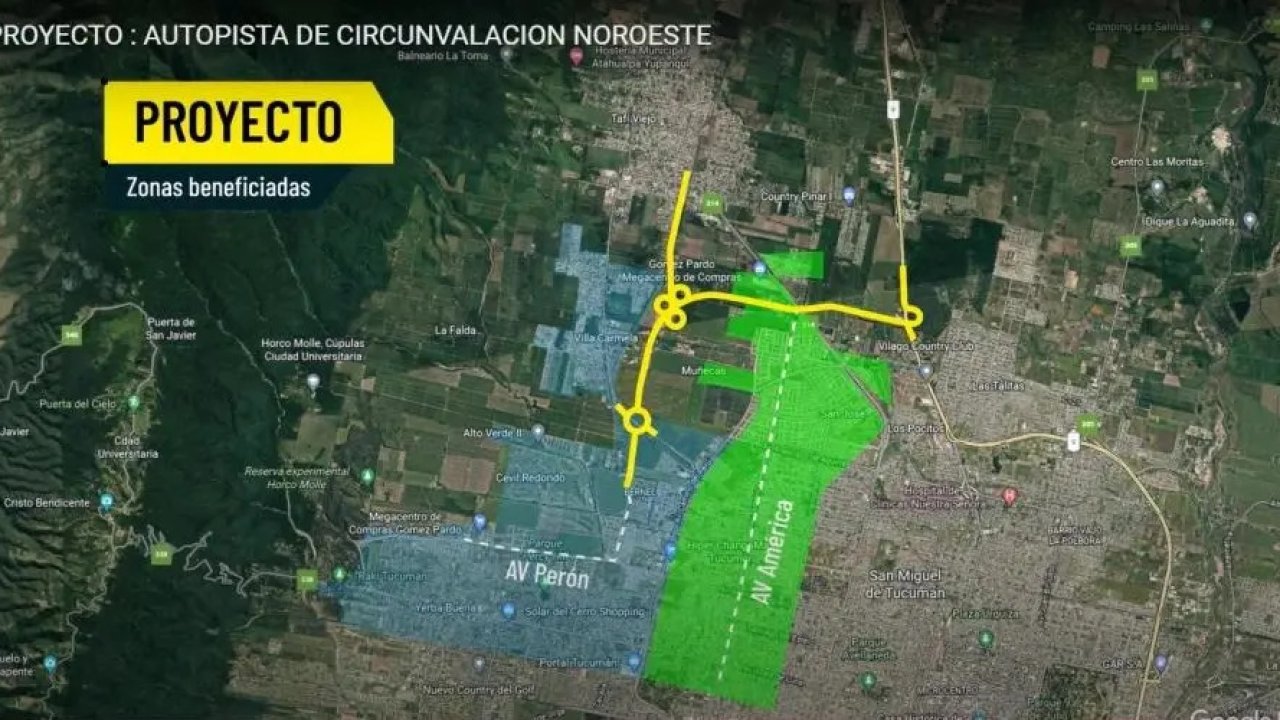 Se creará una autopista que unirá Yerba Buena con el Acceso Norte