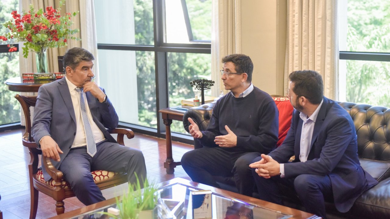 Acevedo se reunió con los legisladores Gabriel Yedlin y Hugo Ledesma 