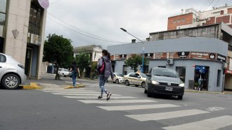 Ya se puede girar nuevamente hacia calle Junín desde calle Santiago del Estero