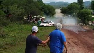 Un Rally que casi termina en tragedia: el impactante video