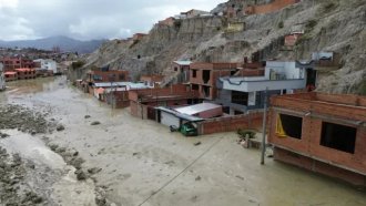 La intensa lluvia en Bolivia dejó como saldo 9 fallecidos y 300 familias afectadas 