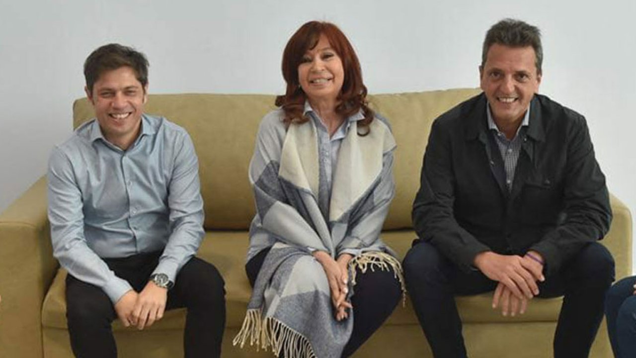 Cristina Kirchner, Kicillof y Massa se reunen para mostrar unidad en el peronismo 