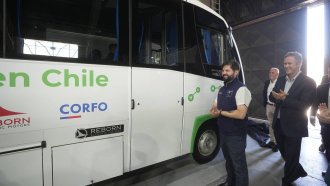 Chile tiene su primer bus realizado con hidrógeno