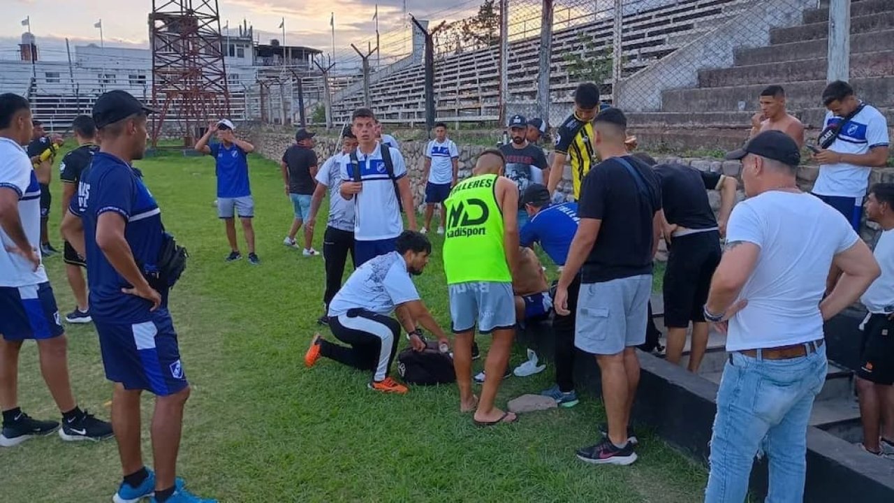 Violencia en el fútbol: jugadores fueron heridos con balas de goma