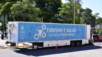 Presentaron el tráiler sanitario para las zonas turísticas 