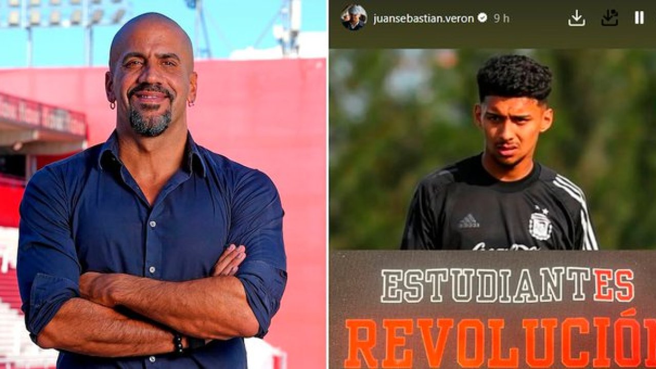 Juan Sebastían Verón anunció la llegada de Cristian Medina a Estudiantes de La Plata