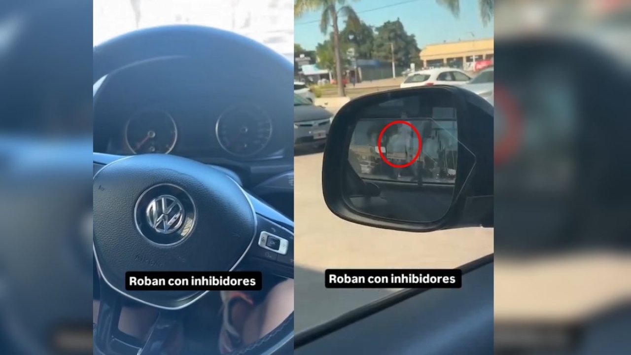 Filmó el momento en que intentaban robar su auto con un inhibidor