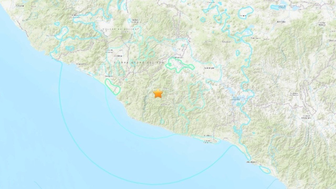 Se registró un sismo de magnitud 6.2 el centro y occidente de México