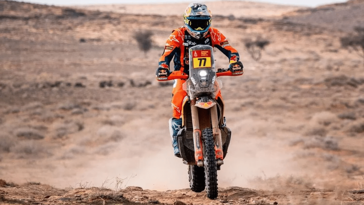  Luciano Benavides terminó la etapa 7 del Rally Dakar en el quinto lugar