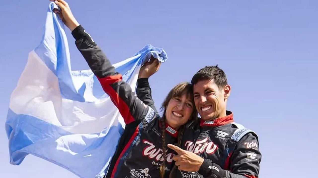 El matrimonio Cavigliasso-Pertegarini se consagró campeón del Dakar 