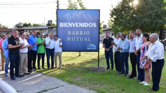 Jaldo inauguró obras de infraestructura en el Barrio Mutual 