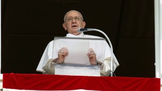 El Papa Francisco celebró el alto el fuego en Gaza: "Sí al diálogo, sí a la reconciliación, sí a la paz"