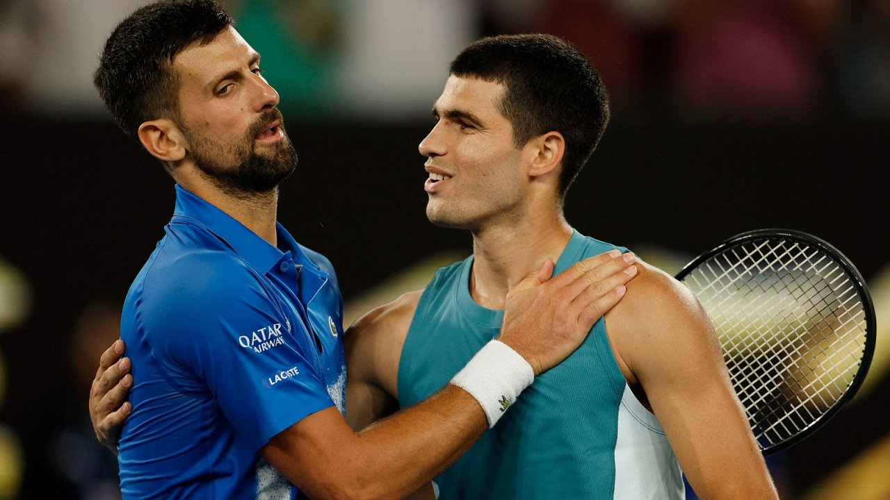 Novak Djokovic venció a Alcaraz y está en semifinales 