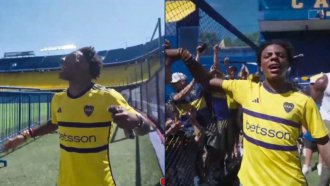 El streamer Speed revolucionó La Boca y protagonizó un inesperado momento