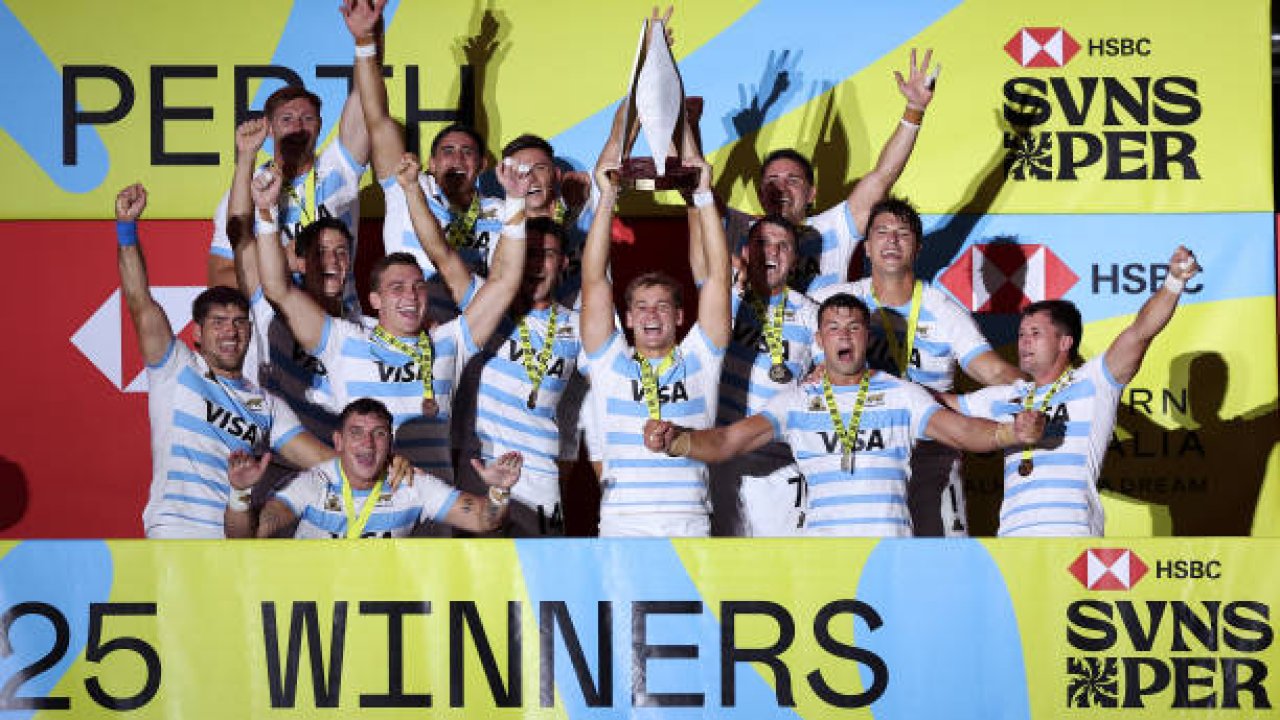 Los Pumas 7s se consagraron campeones del Seven de Perth