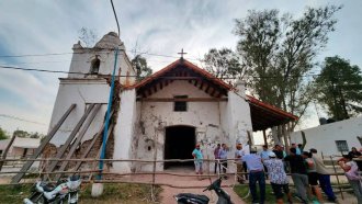 Villa Chicligasta: Avanza el proyecto de refacción en la Capilla Nuestra Señora de La Candelaria 