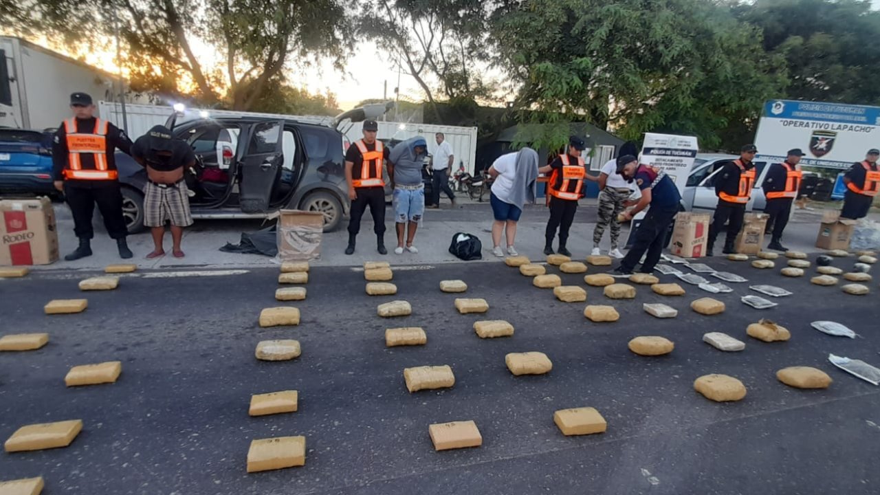 7 de Abril: La Policia de Tucumán secuestró más de 120 kilos de marihuana 