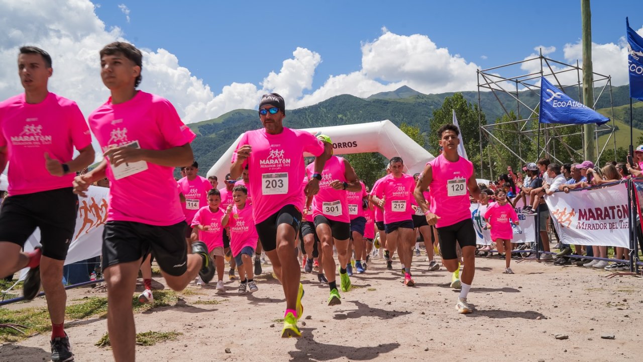 Maratón “Mirador del Tafí”: más de 2500 personas se sumaron al evento solidario