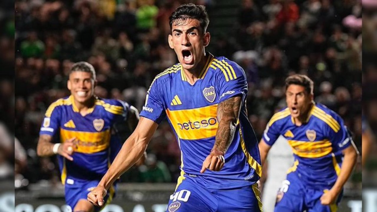 Boca superó a Banfield con gol de Lautaro Di Lollo sobre el final del partido