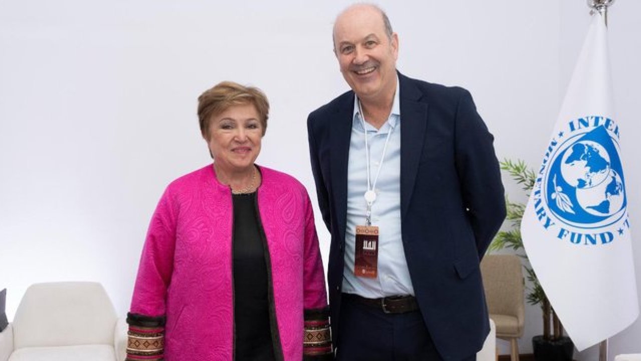 Federico Sturzenegger se reunió con Kristalina Georgieva por el plan de desregulación del Gobierno