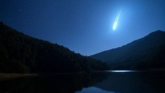 El cielo de Bariloche brilló con la caída de un meteorito