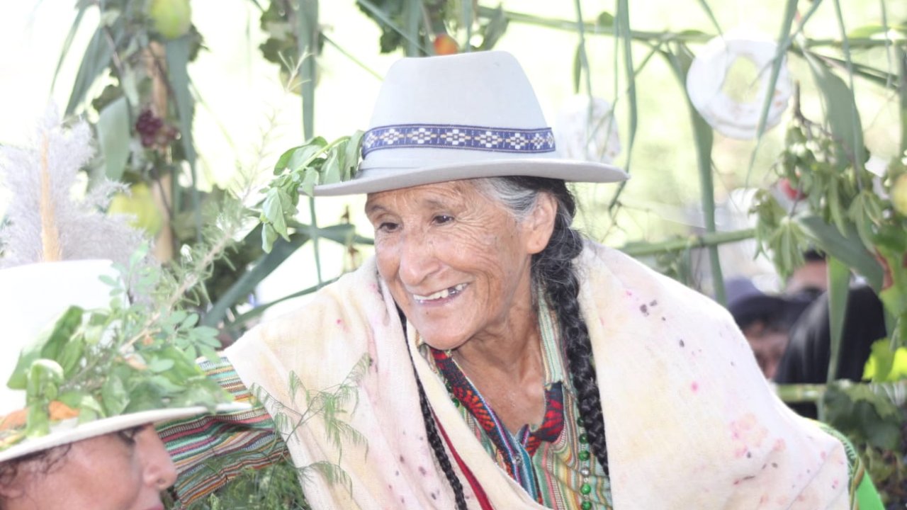 Eva Pastrana de 74 años es la nueva Pachamama