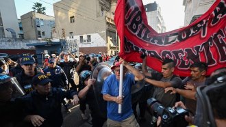 Incidentes en el Congreso por marcha de jubilados