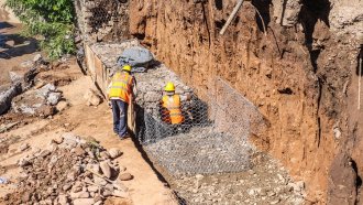 Realizaron obras de reparación en el Canal Sur