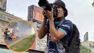 Los médicos informaron el nuevo parte médico del fotógrafo agredido