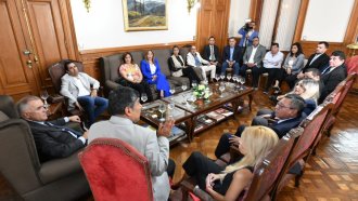 Los intendentes expresaron su firme solidaridad con el gobernador Jaldo ante las amenazas recibidas.