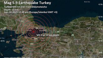 Un fuerte sismo sacudió a Turquía y dejó imágenes impactantes