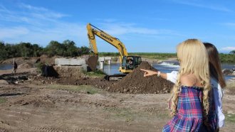 Avanzan las obras del puente en Paso La Tala