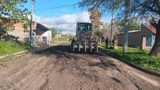 Desde la comuna se realizan tareas de mantenimiento de caminos