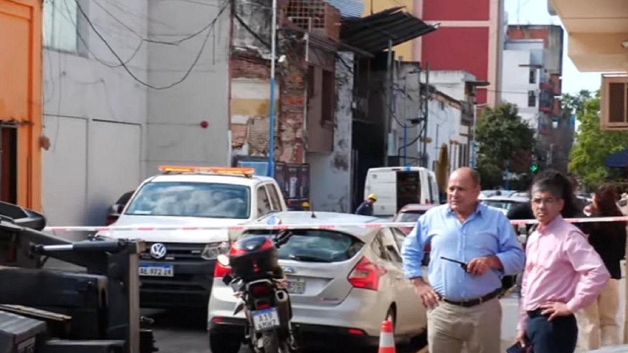 Una fuga de gas en un demolición obligó a evacuar a 400 alumnos