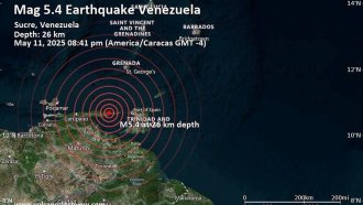 Un fuerte sismo sacudió el este de Venezuela y se sintió en varias regiones
