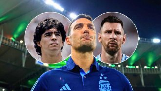 Scaloni rompe el silencio: ¿Quién es su preferido, Messi o Maradona?
