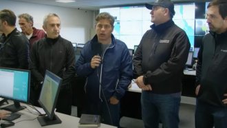 Axel Kicllof sobre las inundaciones “Son similares a lo que cayó en Bahía Blanca”