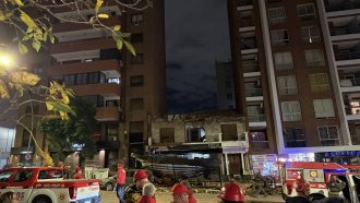 Derrumbe en Córdoba: un muerto y varios heridos