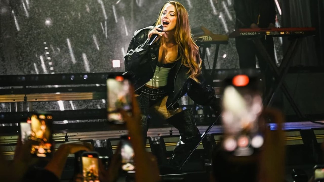 Rodrigo de Paul estuvo presente en el concierto de Tini Stoessel en España