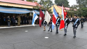 Los cadetes del Liceo Militar recibieron nuevo equipamiento 