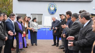 Jaldo dejó inauguradas distintas obras en Manuel García Fernández