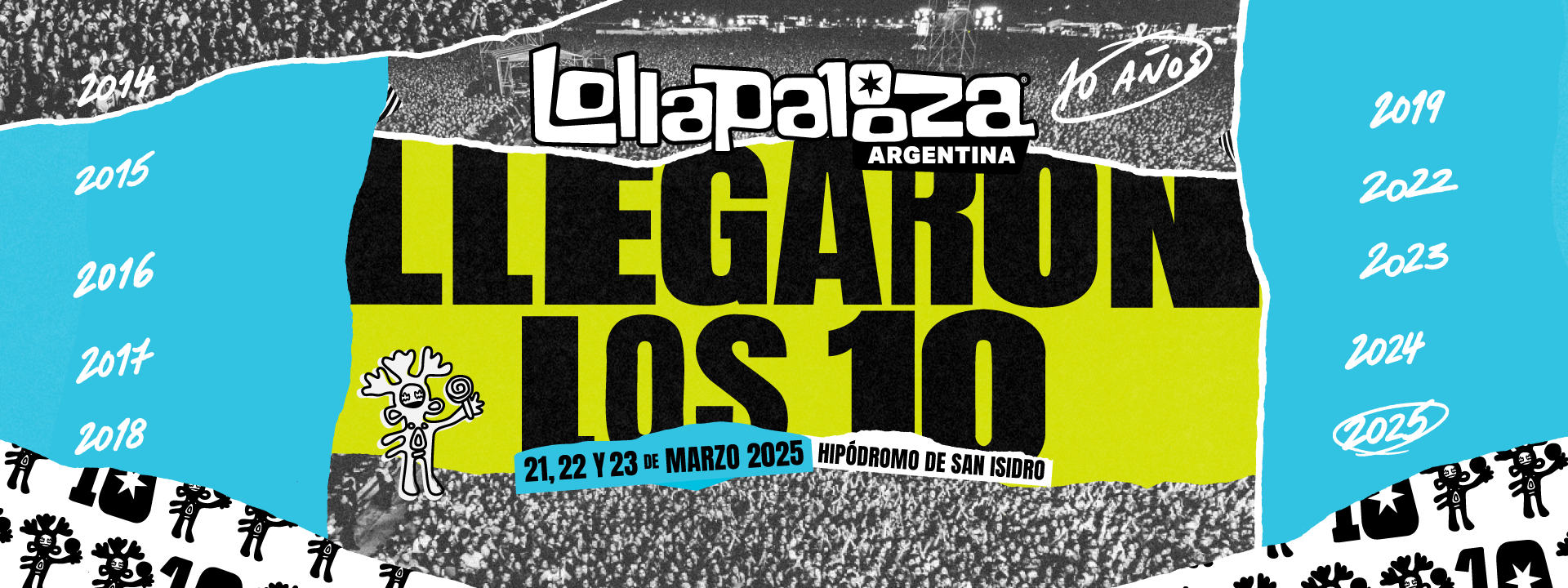 Lollapalooza Argentina 2025 ya tiene su grilla confirmada