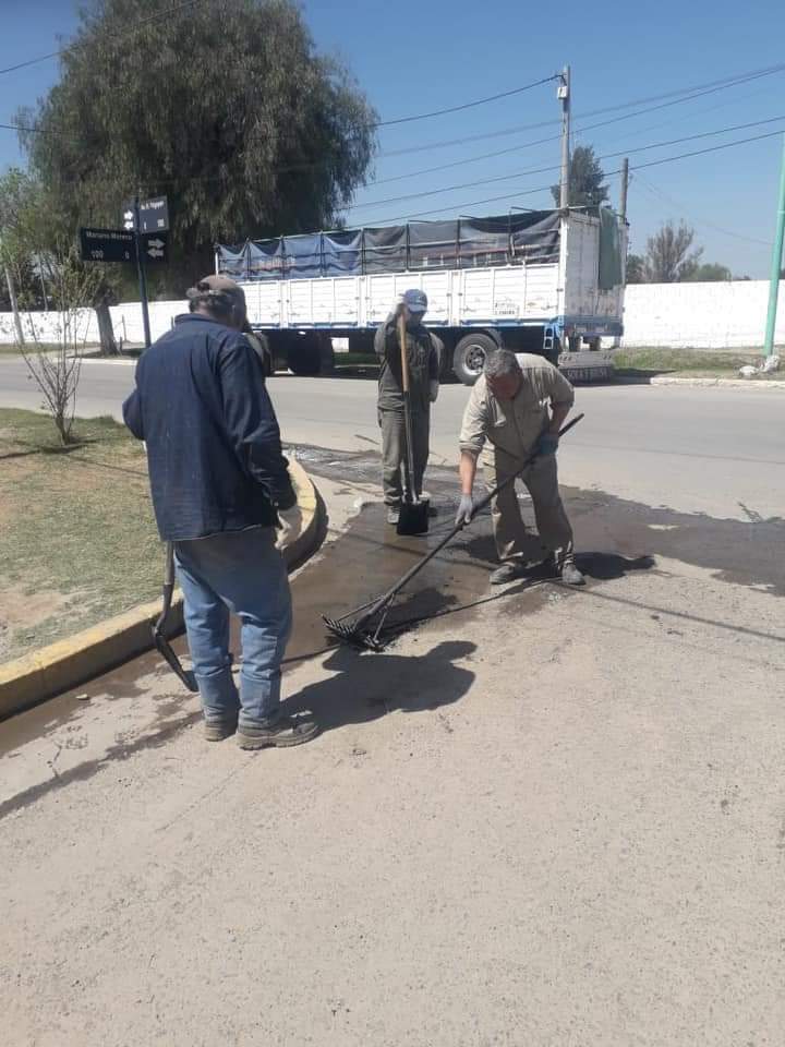 Trancas: Avanzan las obras de pavimentación