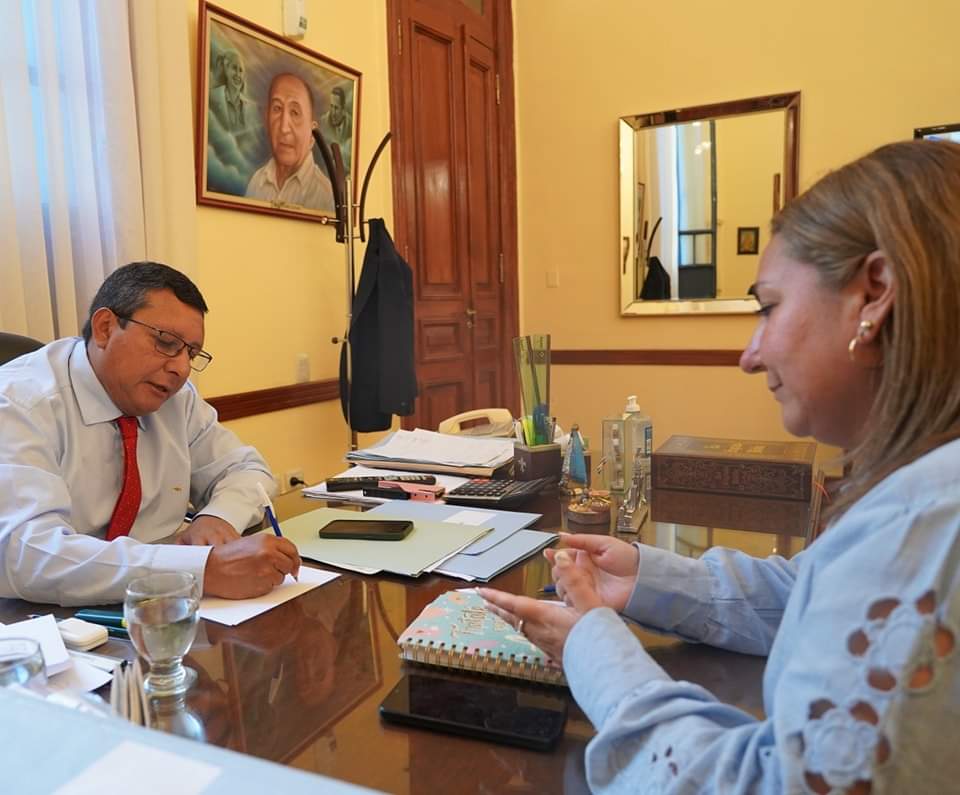 Monteros y Gómez delinearon proyectos para la comuna de Manuela Pedraza