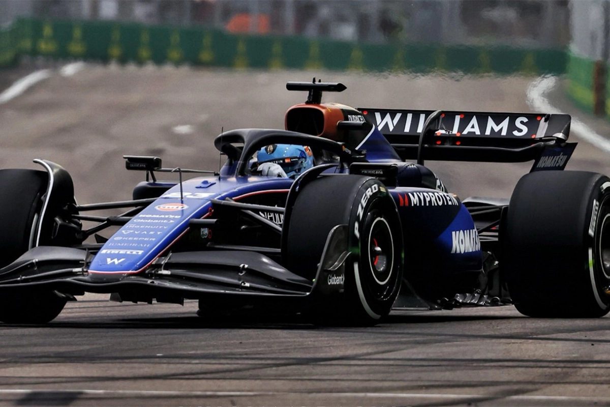 GP Singapur: Colapinto cerró su primer día de entrenamientos en el callejero de Marina Bay