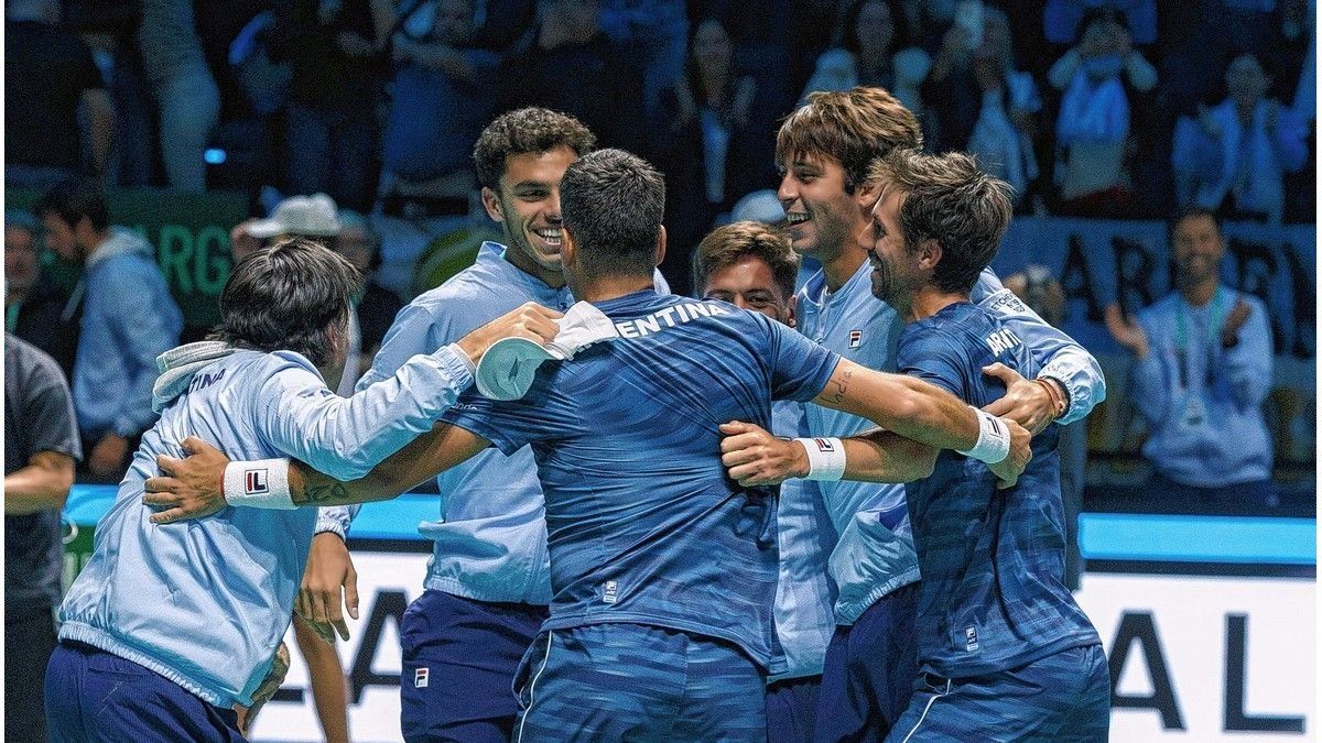 Argentina enfrentará a Italia en cuartos de final de la Copa Davis 2.024