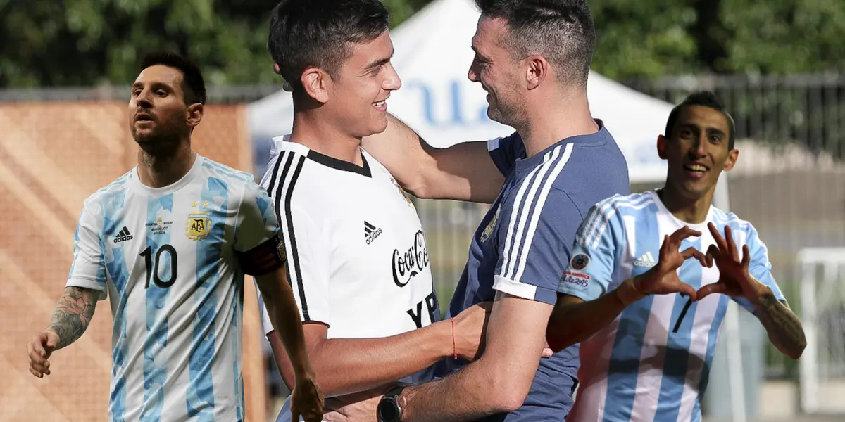 Lionel Scaloni elogio a Paulo Dybala por quedarse en Roma: "Ha sido muy valiente"